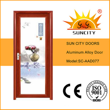 Cheap Price Single Toilet Aluminum Door for Bathroom (SC-AAD077)